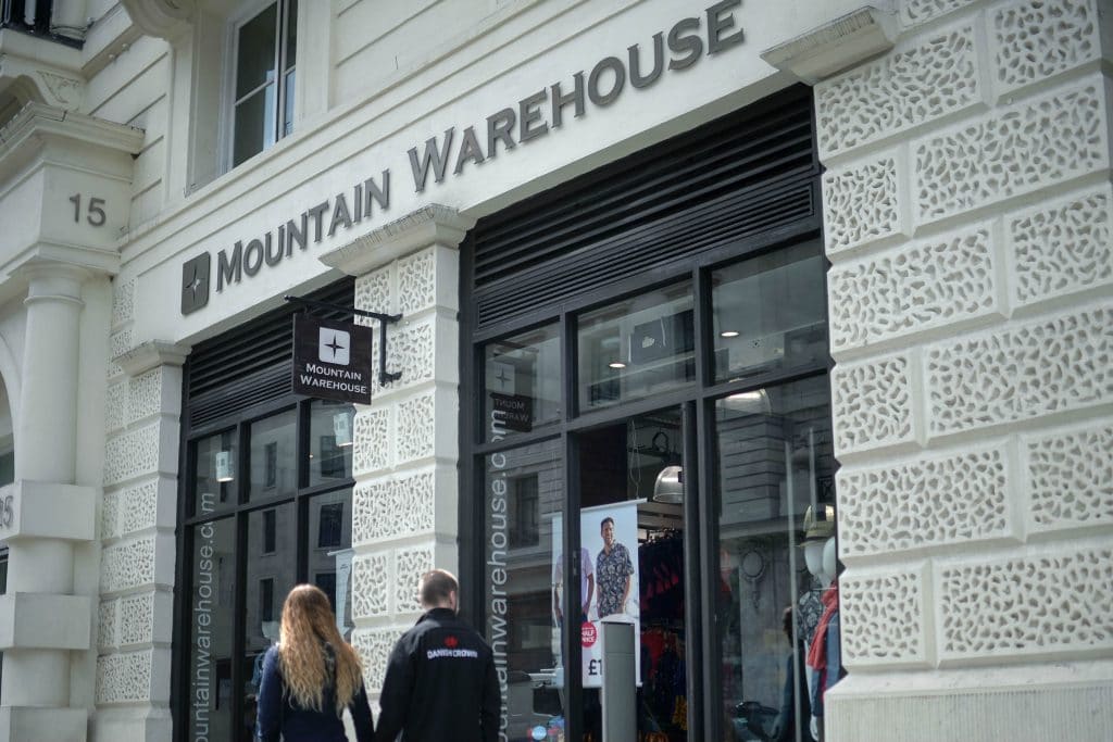 Mountain Warehouse update