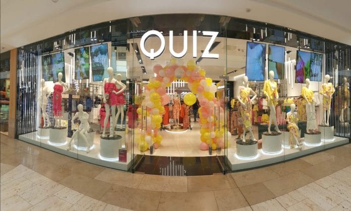 Fast fashion retailer Quiz has seen a drop in shares as fewer people visited shops during the difficult summer trading season.