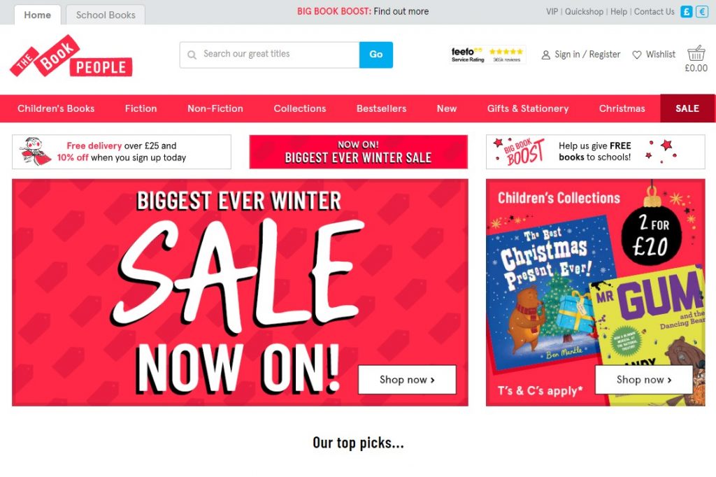 The Book People has fallen into administration putting nearly 400 jobs at risk just a week before Christmas.