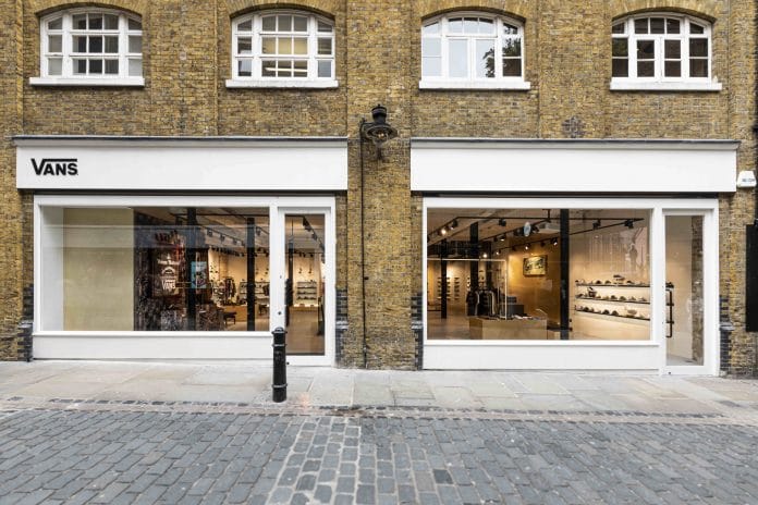 Vans has kicked off its UK retail transformation with the official opening of its brand new boutique store in Covent Garden, West London. The store, located on Neal Street is the first of its kind in Europe, spanning 4,359sq ft. featuring two floors. 