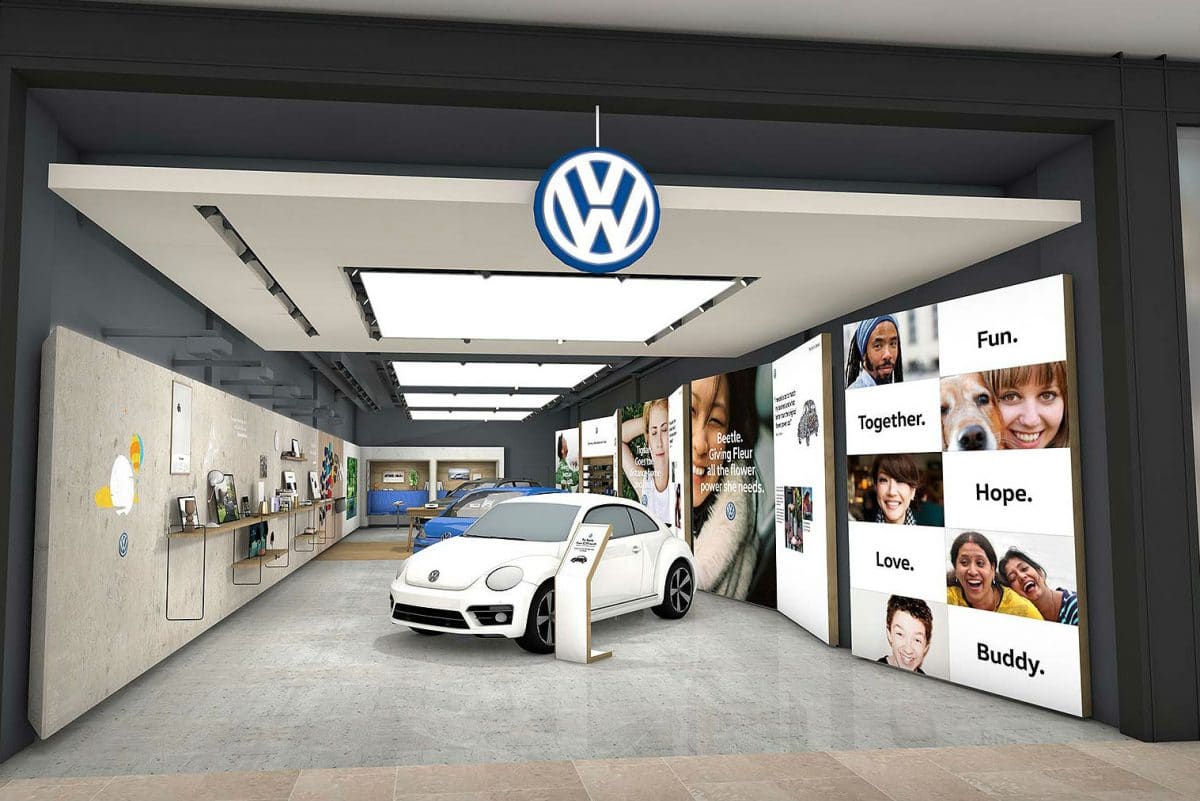 Volkswagen drives into Birmingham's Bullring with new concept store