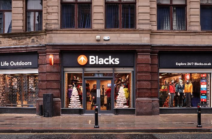 Blacks JD Sports recycling