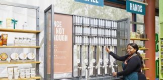 The Body Shops has revamped one of its busiest stores for its new concept featuring an activism zone. Returning to the activist roots of its founder Anita Roddick shoppers will be encouraged to get involved in the campaigns.