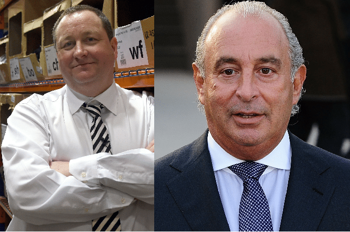 Mike Ashley Philip Green