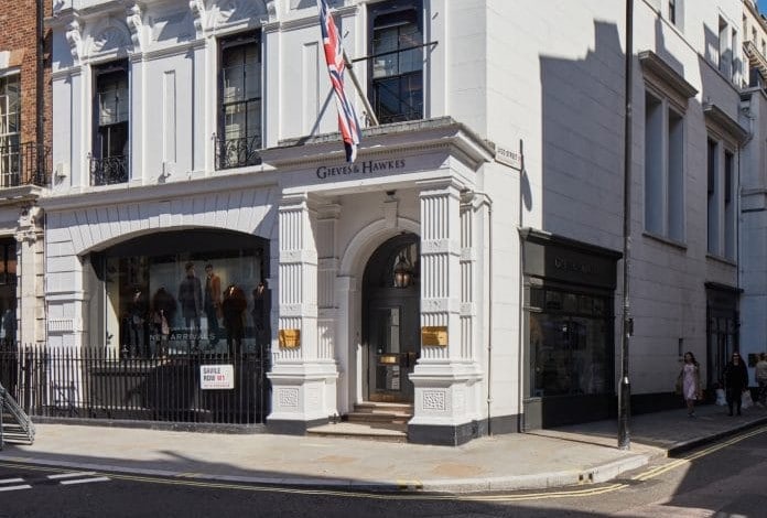 Gieves & Hawkes trading update Savile Row Shandong Ruyi