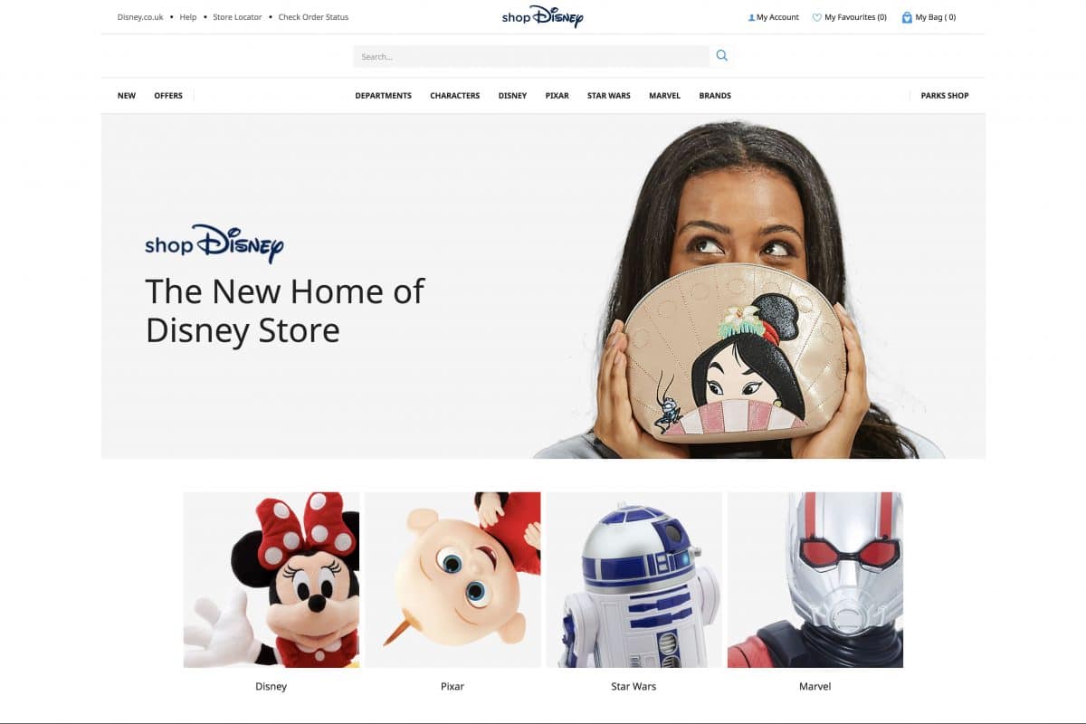 Disney launches new virtual department store shopDisney
